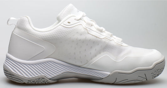Side profile of Acacia ClearShot Quicksilver Pickleball Shoe featuring Cloud Gel cushioning