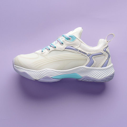 Front view of Acacia DreamShot Amethyst Women's Pickleball Shoe with Cloud Gel cushioning