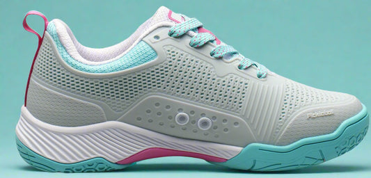 Side view of Acacia FreshShot Miami Pickleball Shoe highlighting lightweight design and Cloud Gel support