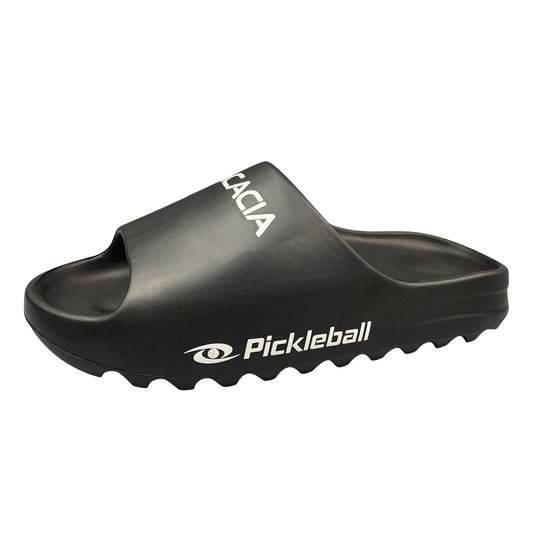 Acacia Apres Night Unisex Pickleball Slides with MoonSoft Foam – front view