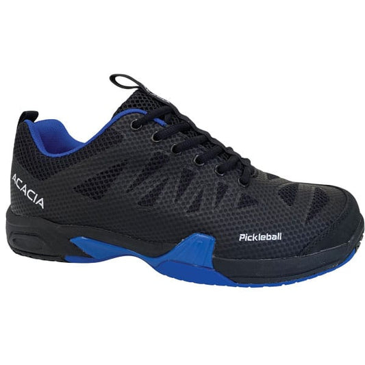 Acacia ProShot Black Unisex Pickleball Shoe with SK-Vent design – front view