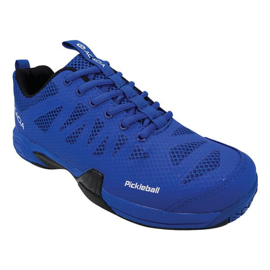 Top view of Acacia ProShot Royal Pickleball Shoe showing lace and mesh design